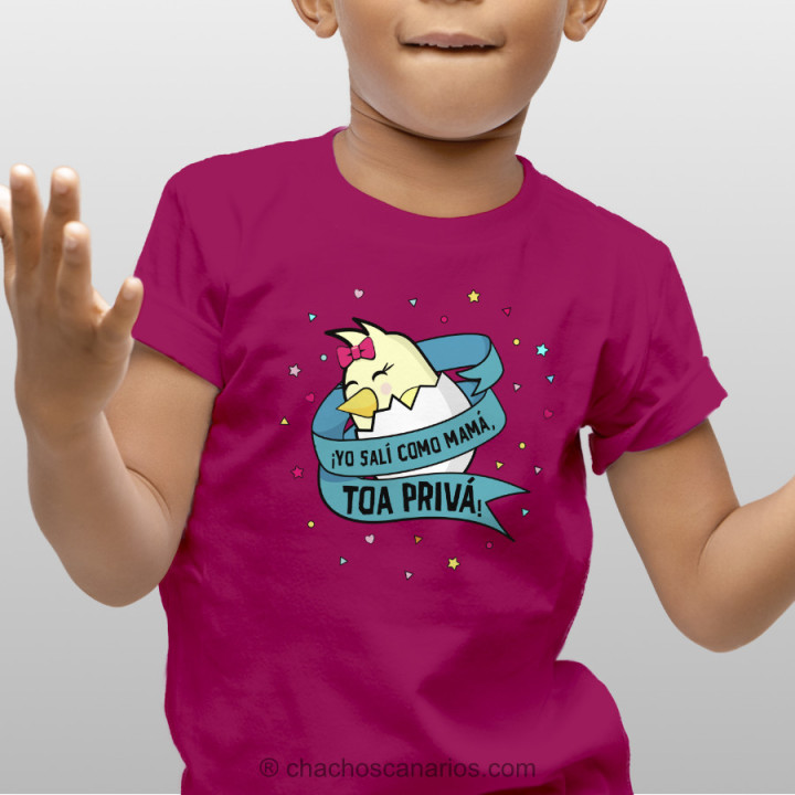 Camiseta para niño "toa privá"