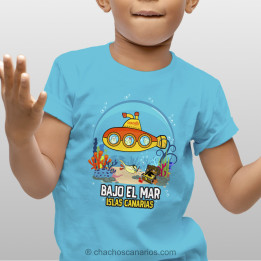 Camiseta para niño del submarino de los Chachos Canarios