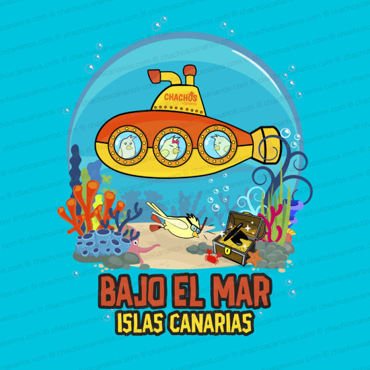 Camiseta para niño del submarino de los Chachos Canarios