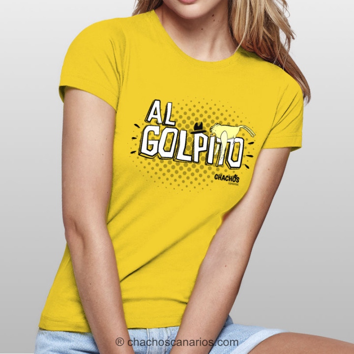 Camiseta al golpito de mujer.