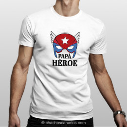 Camiseta "Papá héroe"