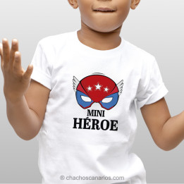 Camiseta "Mini héroe".