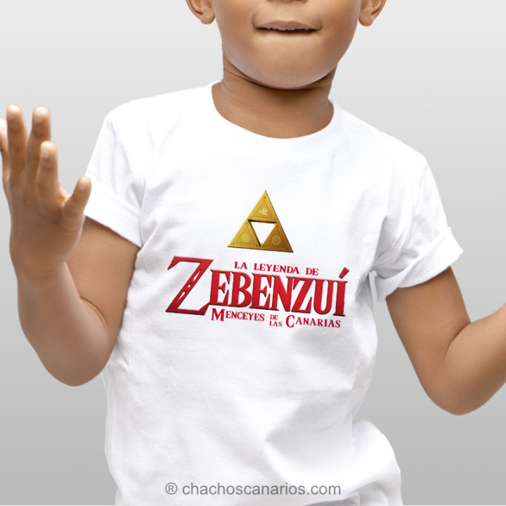Camiseta Leyenda de Zebenzuí para niños de Chachos Canarios.