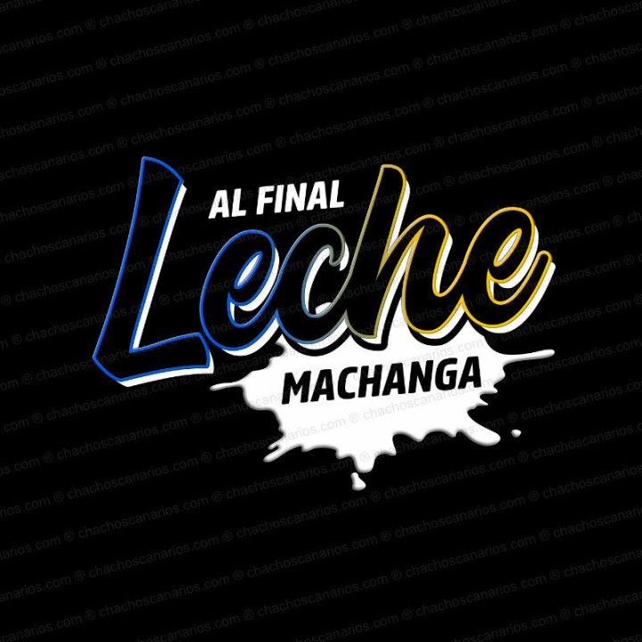 Camiseta Al final leche machanga
