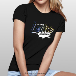 Camiseta Al final leche machanga