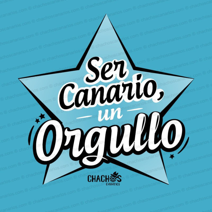 Camiseta estrella canaria niño.