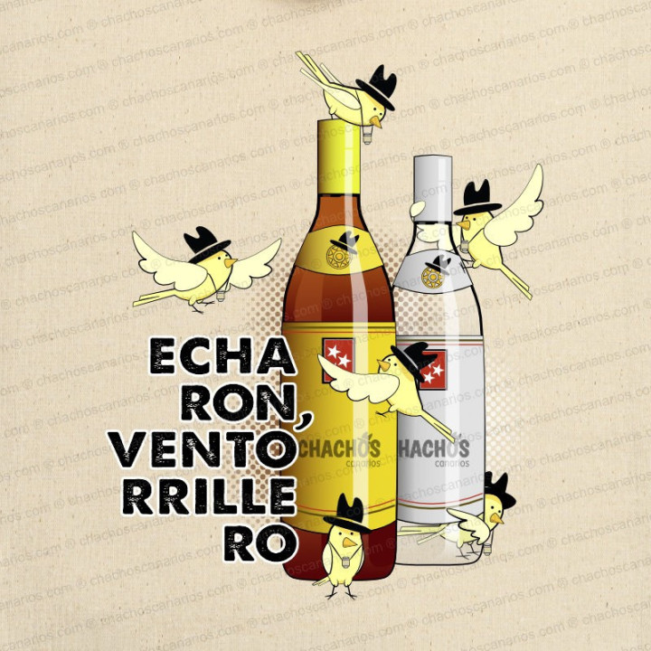 Talega botella de ron