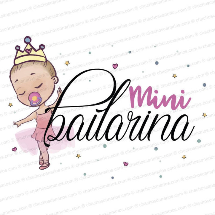 Camiseta mini bailarina.