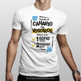 Camiseta "vosotros" de los Chachos Canarios