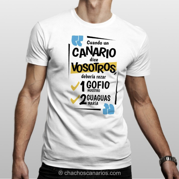 Camiseta "vosotros" de los Chachos Canarios