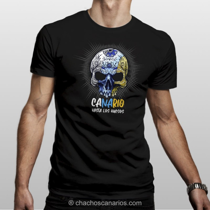 Camiseta Canario hasta los huesos