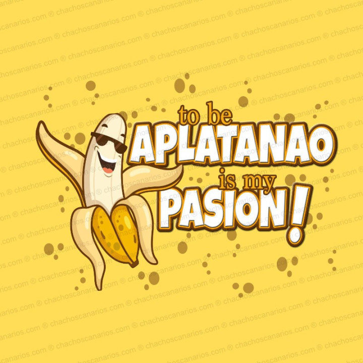Camiseta "aplatanao" para niño.